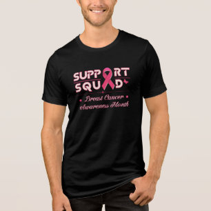 Support Squad-Breast Cancer Awareness T-shirt Tri-Blend Shirt