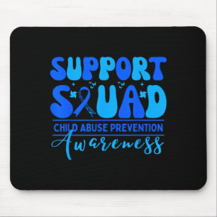 Support Squad Child Abuse Prevention Awareness Mouse Pad