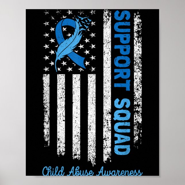 Support Squad Child Abuse Prevention Awareness Poster (Front)