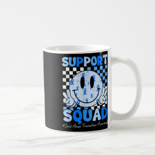 Support Squad Child Abuse Prevention Awareness Smi Coffee Mug
