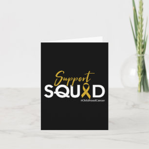 Support Squad - Childhood Cancer Awareness Card