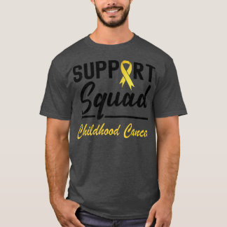 Support Squad Childhood Cancer Awareness Golden Ri T-Shirt