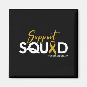 Support Squad - Childhood Cancer Awareness Magnet