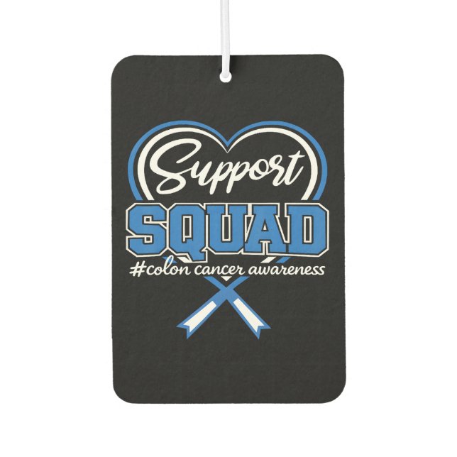 Support Squad Colon Car Air Freshener (Front)