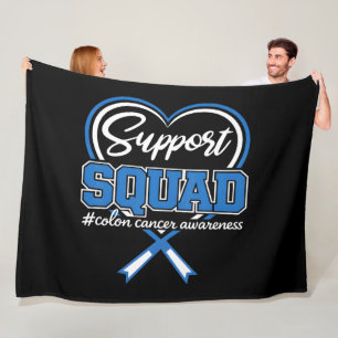 Support Squad Colon Fleece Blanket