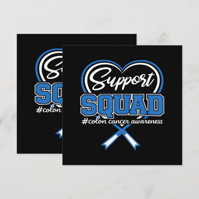 Support Squad Colon Menu (Front/Back)