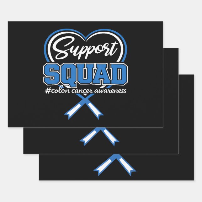 Support Squad Colon Wrapping Paper Sheet (Set)