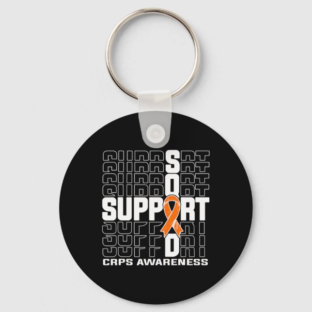 Support Squad CRPS Awareness  Key Ring (Front)