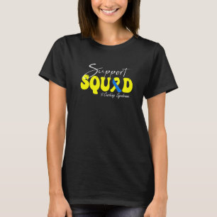 Support Squad Cushing Syndrome Awareness Yellow &  T-Shirt