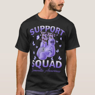 Support Squad DEMENTIA AWARENESS Boxing Gloves T-Shirt