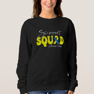Support Squad Dercumu2019s Disease Awareness Yello Sweatshirt