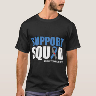 Support Squad Diabetes Awareness Type 1 For Men Wo T-Shirt