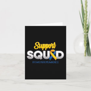 Support Squad Down's Syndrome Awareness T21 Hope W Card