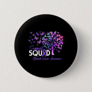 Support Squad Fall Tree Periwinkle Ribbon Stomach 6 Cm Round Badge