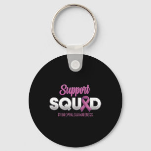 Support Squad Fibromyalgia Awareness Warrior For M Key Ring