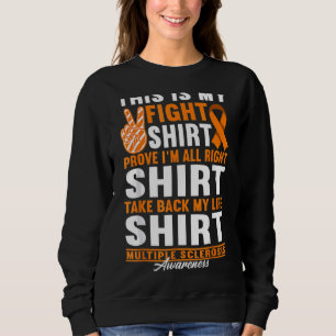 Support Squad Figh I Ed Ms Multiple Sclerosis Day Sweatshirt