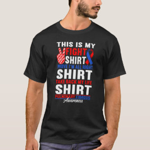 Support Squad Figh I Lung Disease Pulmonary Fibros T-Shirt