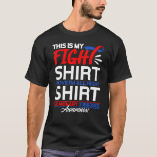 Support Squad Figh I Lung Disease Pulmonary Fibros T-Shirt