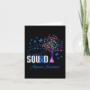 Support Squad For Alopecia Awareness Card