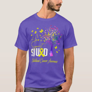 Support Squad For Childhood Cancer Awareness  T-Shirt
