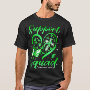 Support Squad Heart Christian Cross Kidney Disease T-Shirt