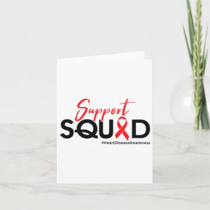 Support Squad - Heart Disease Awareness Card