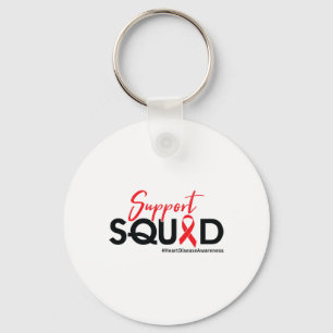 Support Squad - Heart Disease Awareness Key Ring