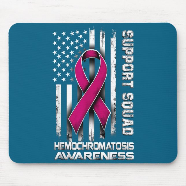 Support Squad Hemochromatosis Awareness Joke Mouse Pad (Front)