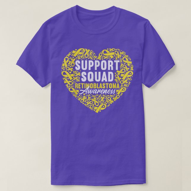 Support Squad I Childhood Retina Cancer I Retinobl T-Shirt (Design Front)
