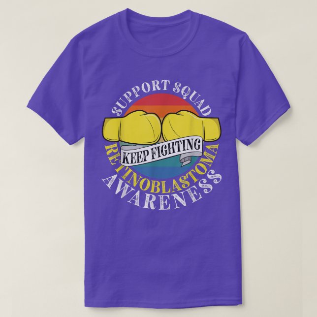 Support Squad I Childhood Retina Cancer I Retinobl T-Shirt (Design Front)