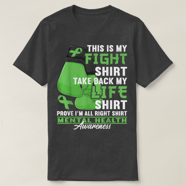 Support Squad I Fight Shirt I Depression & Mental  (Design Front)