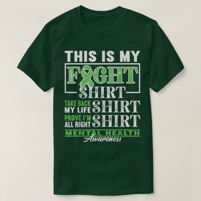 Support Squad I Fight Shirt I Depression & Mental  (Design Front)