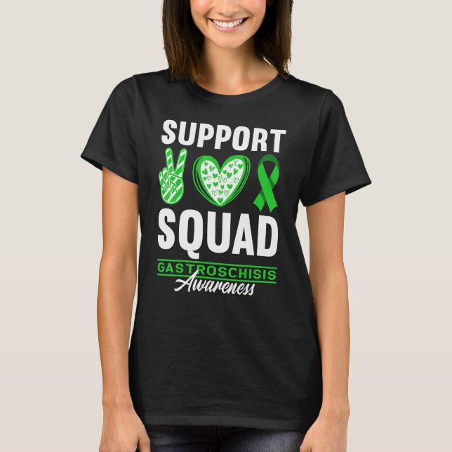 Support Squad I Intestines Birth Defect I Gastrosc T-Shirt (Front)