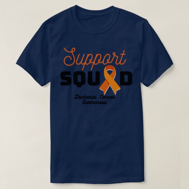 Support Squad Leukaemia 3 T-Shirt (Design Front)