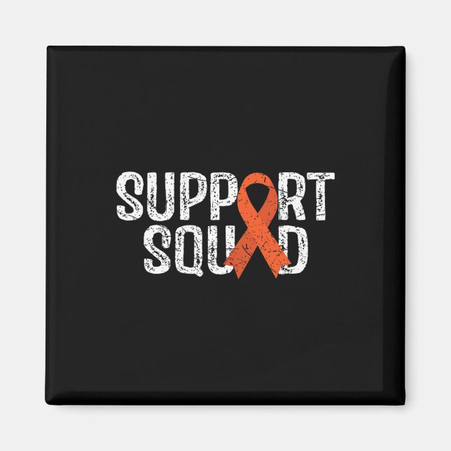 Support Squad Leukaemia Awareness 2  Magnet (Front)
