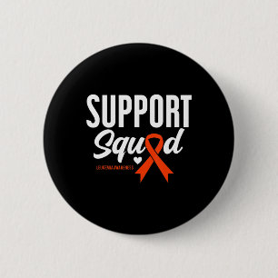 Support Squad Leukaemia Awareness  6 Cm Round Badge