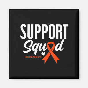 Support Squad Leukaemia Awareness Magnet