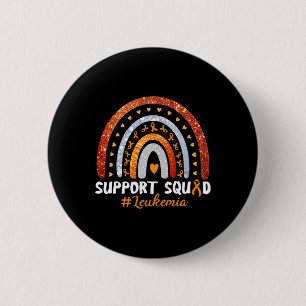 Support Squad Leukaemia Awareness Orange Ribbon Ra 6 Cm Round Badge