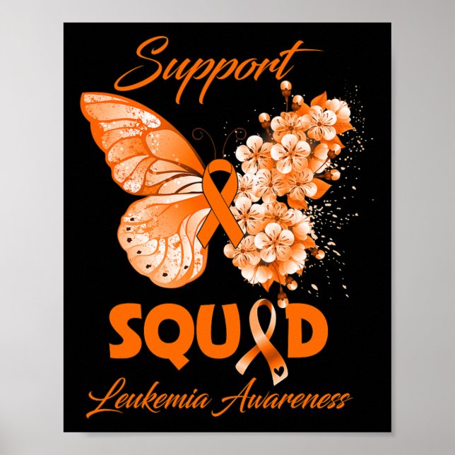 Support Squad Leukaemia Awareness  Poster (Front)
