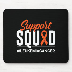 Support Squad Leukaemia Cancer Awareness Gift Mouse Pad