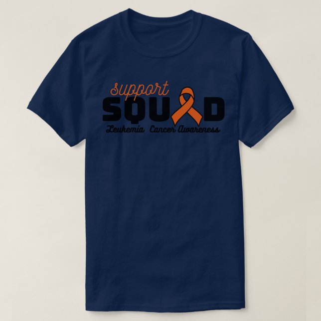 Support Squad Leukaemia T-Shirt (Design Front)