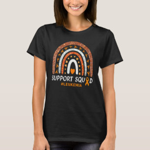 Support Squad Leukemia Awareness Rainbow Warrior T-Shirt