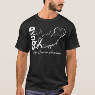 Support Squad LUNG CANCER AWARENESS T-Shirt