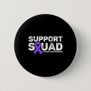 Support Squad Lupus Awareness Month For Men Women 6 Cm Round Badge