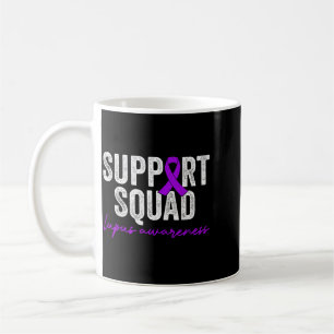 Support Squad Lupus Awareness Month Purple Vintage Coffee Mug