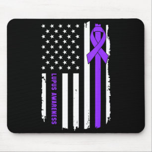 Support squad lupus awareness warrior fighter mouse pad