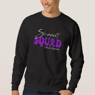 Support Squad Macular Degeneration Awareness Purpl Sweatshirt