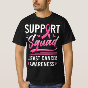 Support Squad Matching Family Breast Cancer Awaren T-Shirt