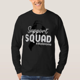 Support Squad Melanoma Awareness T-Shirt