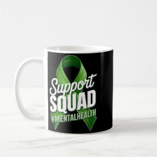Support Squad Mental Health Awareness Hero Coffee Mug